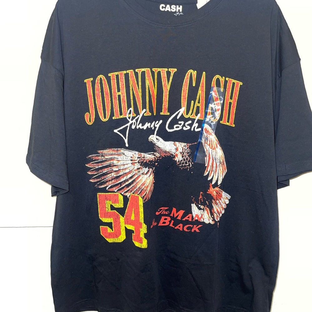 Johnny Cash Black Graphic Tee